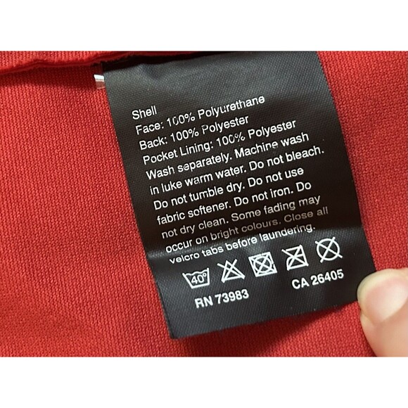 Helly Hansen Interface Polyurethane Jacket Rain Coat Red Size L Waterproof - Picture 8 of 11